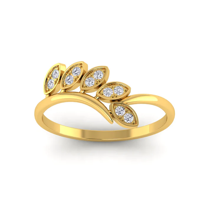 Leaf casual ring