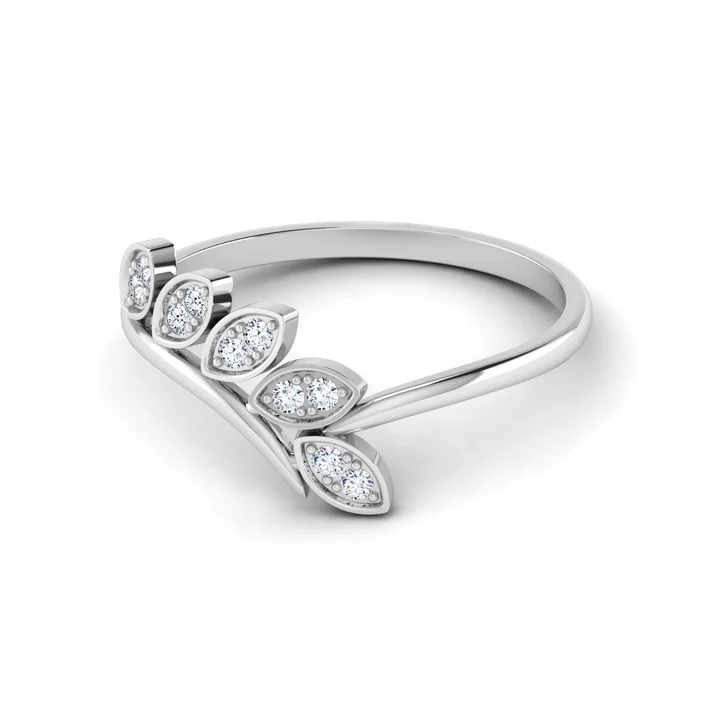 Leaf casual ring