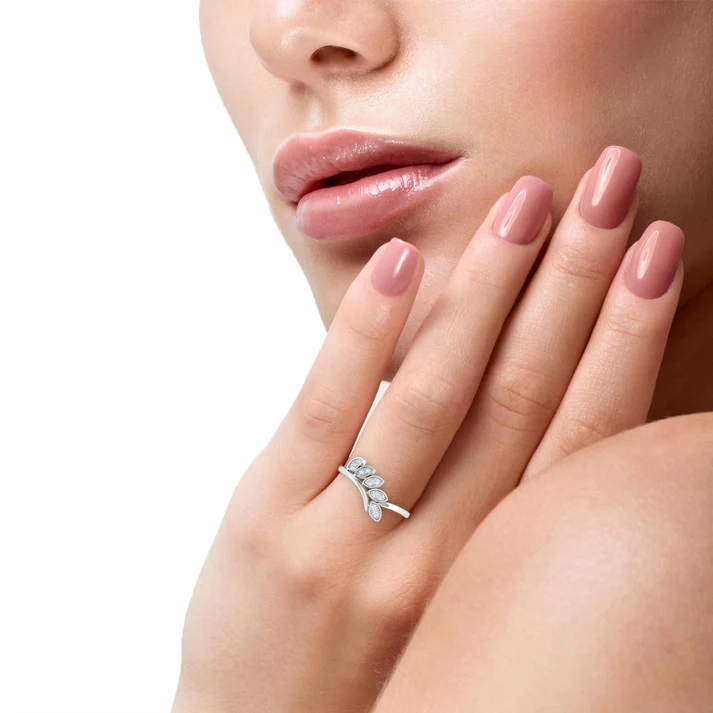 Leaf casual ring