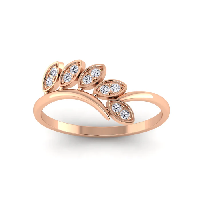 Leaf casual ring