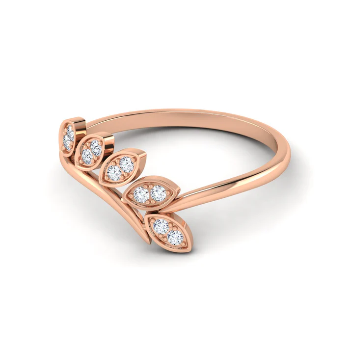 Leaf casual ring