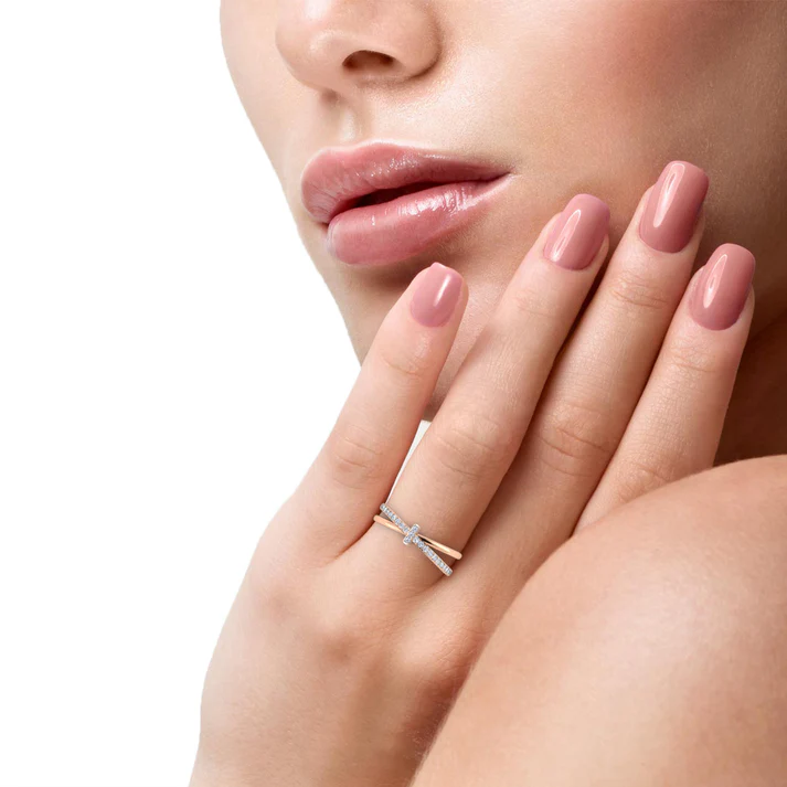 Modernist Diamond Ring