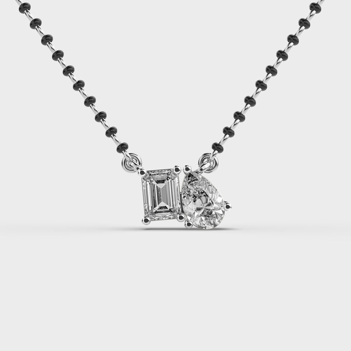 Toi-Et-Moi Diamond mangalsutra  (With Chain)