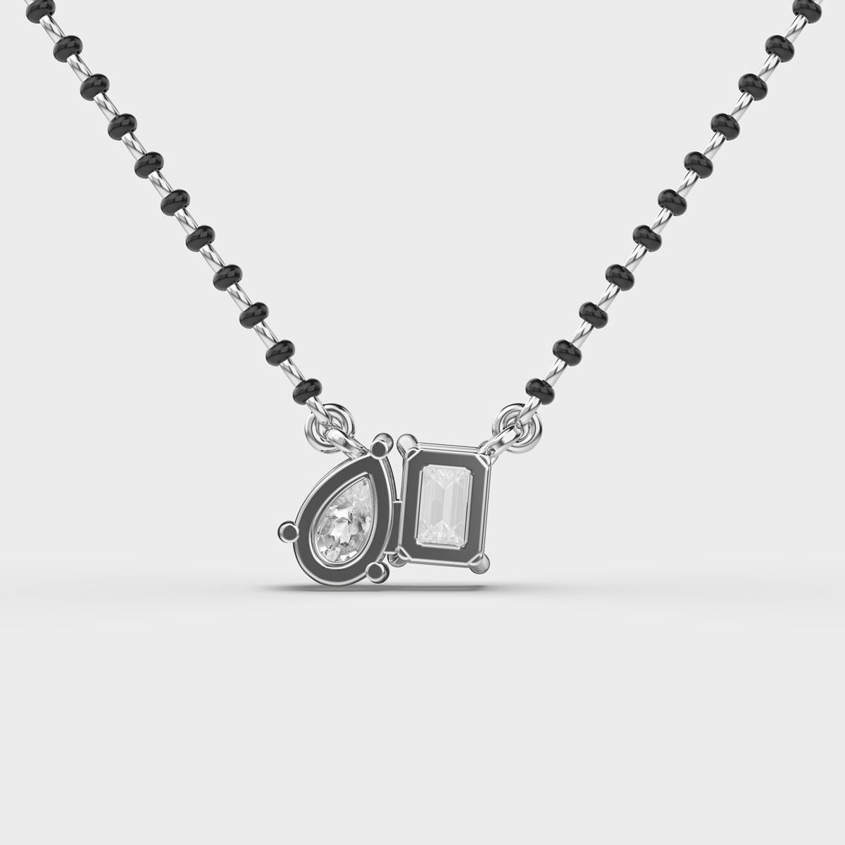 Toi-Et-Moi Diamond mangalsutra  (With Chain)