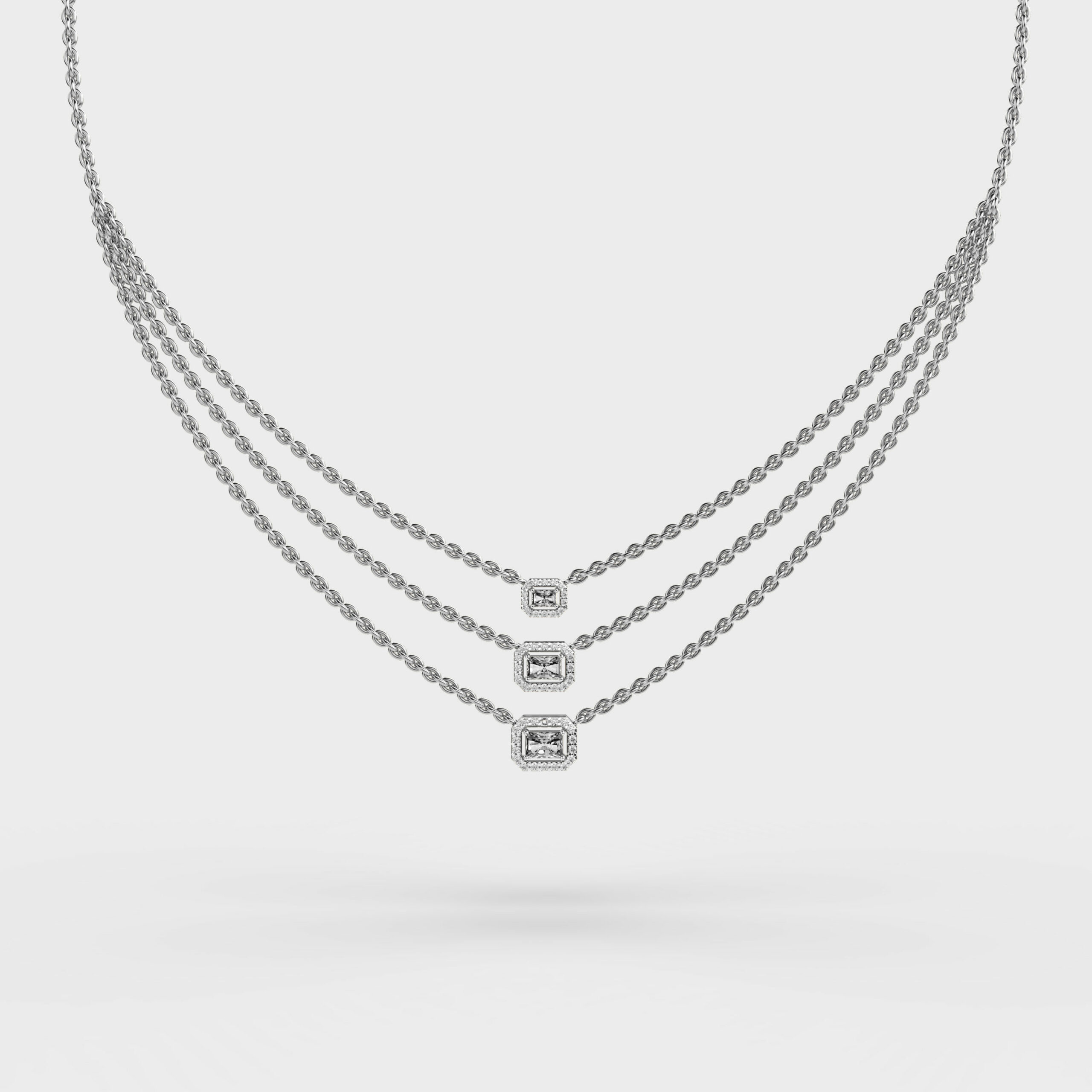 Chic n Sleek Diamond Necklace