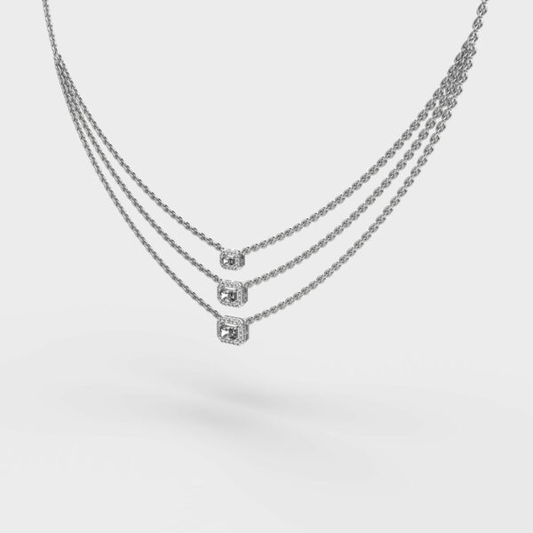 Chic n Sleek Diamond Necklace