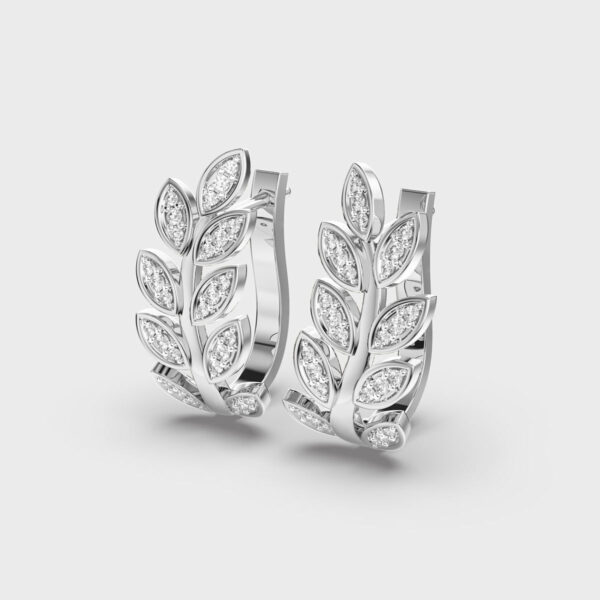 Golden Leaf Bliss Hoops