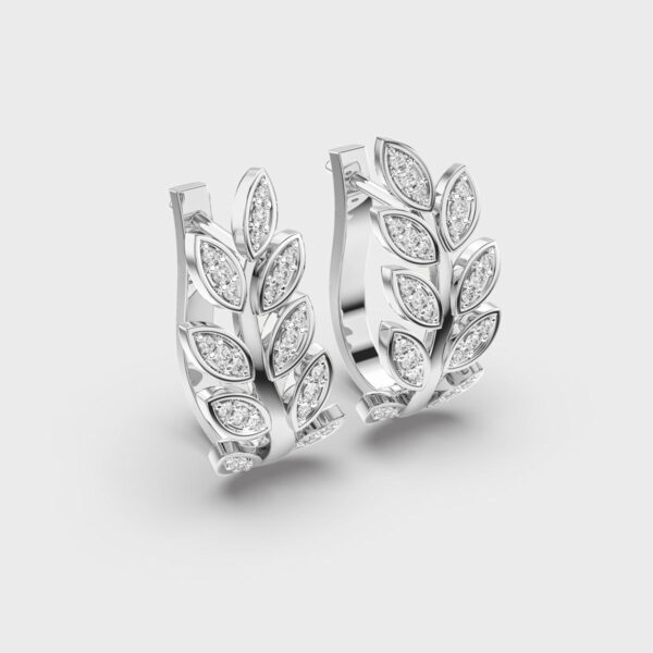 Golden Leaf Bliss Hoops