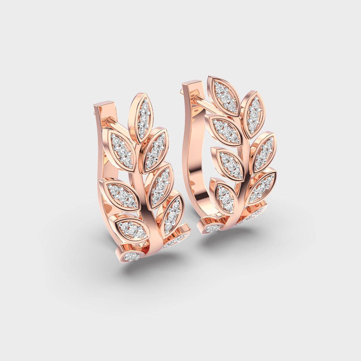 Golden Leaf Bliss Hoops