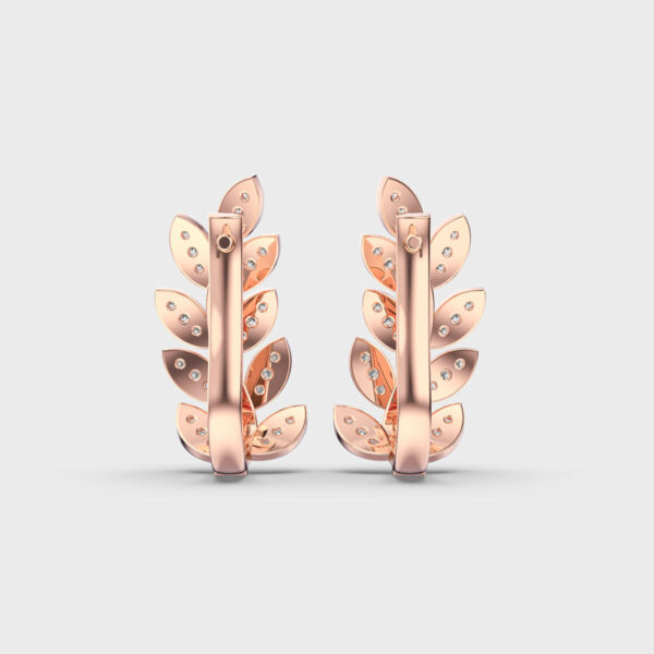 Golden Leaf Bliss Hoops