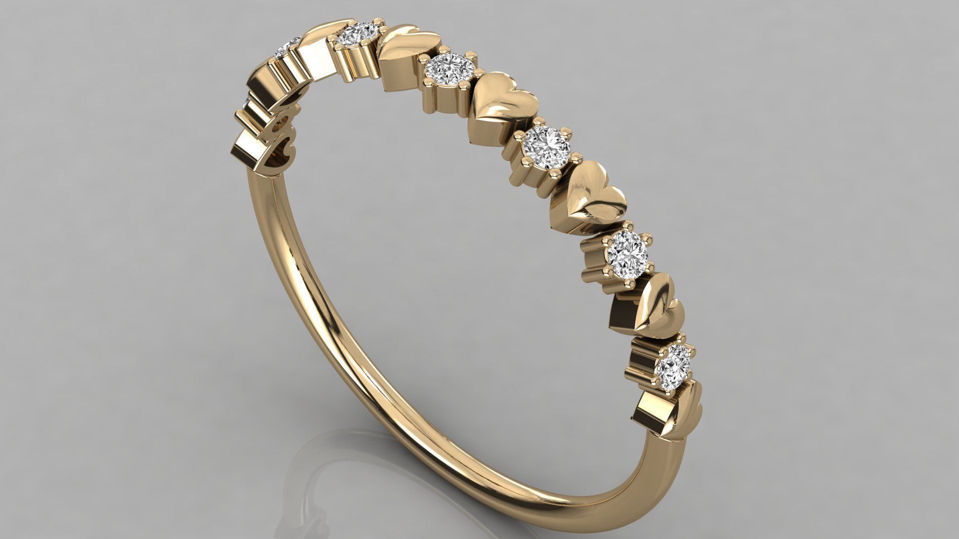 Heartlight Band Ring