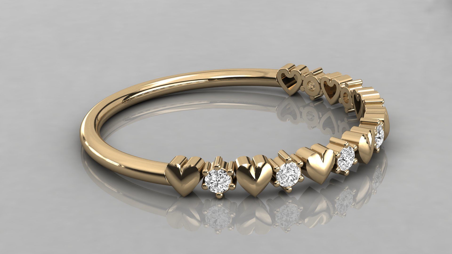 Heartlight Band Ring