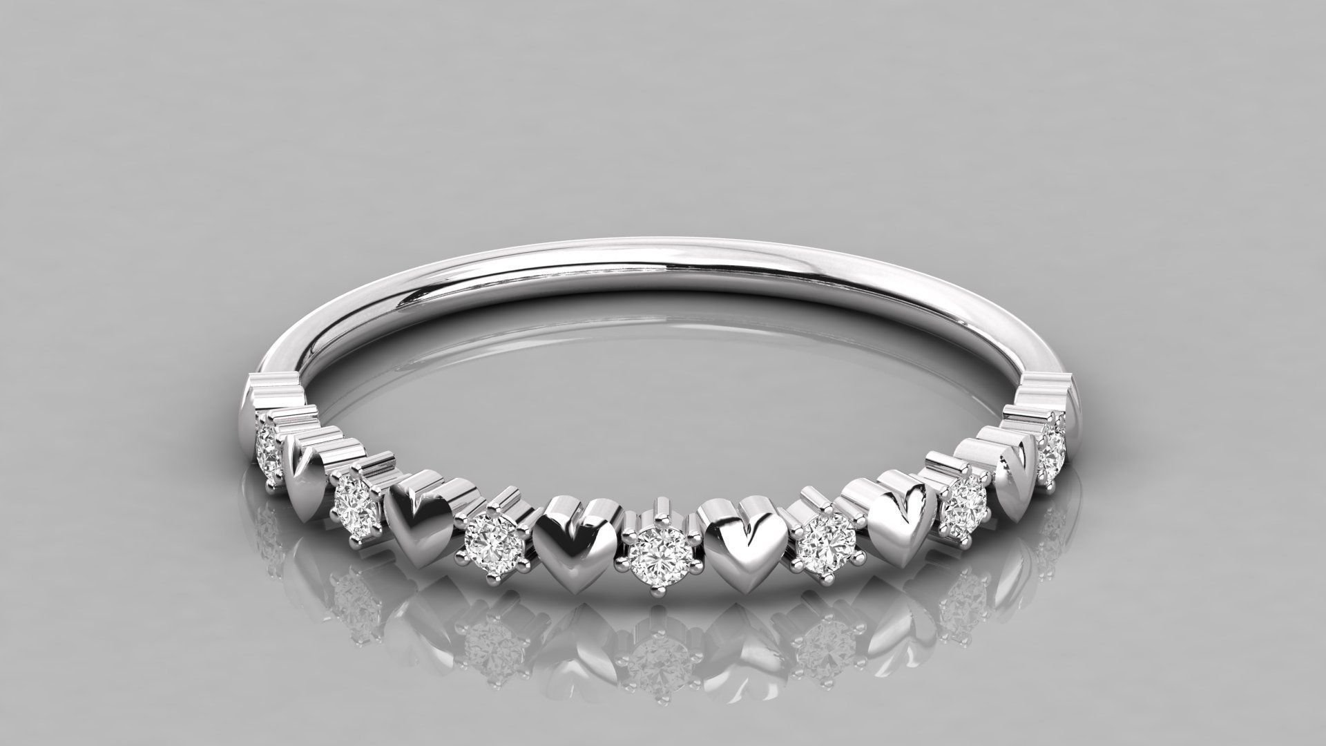 Heartlight Band Ring