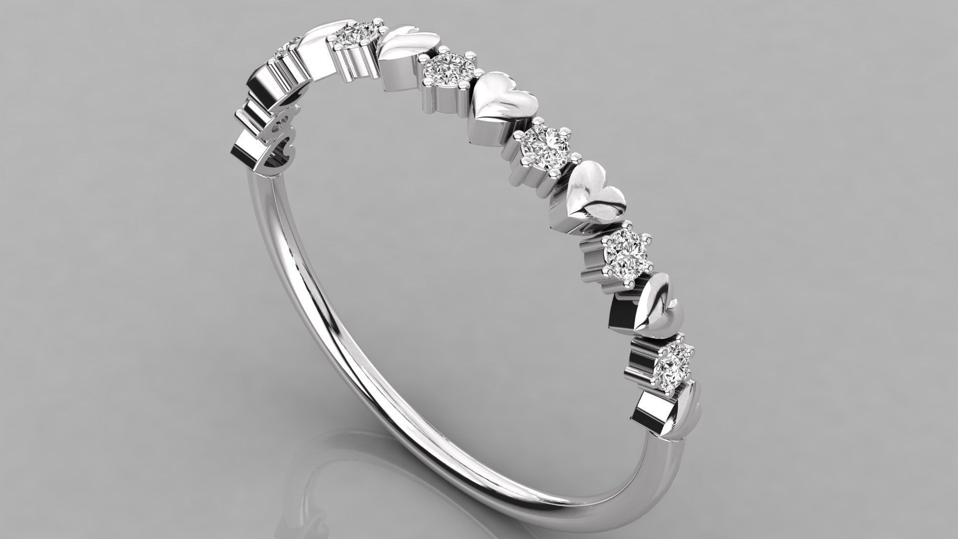 Heartlight Band Ring
