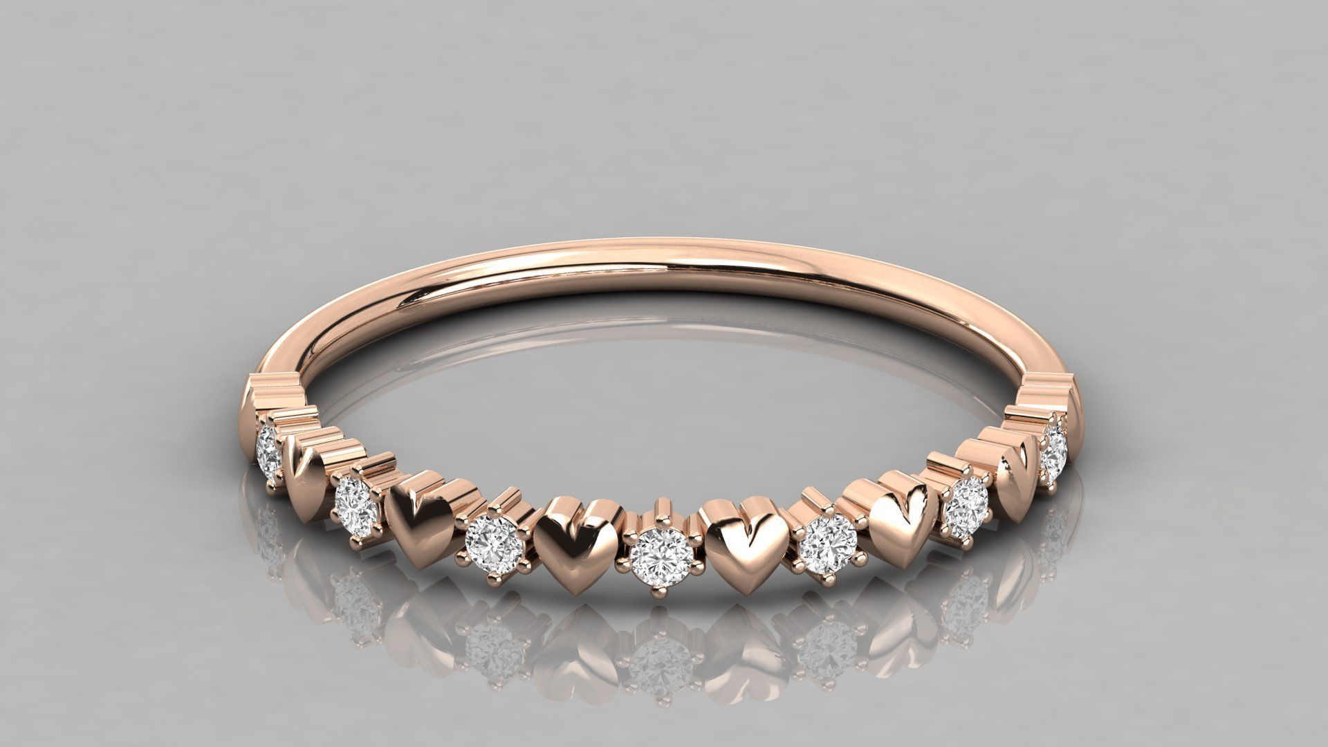 Heartlight Band Ring