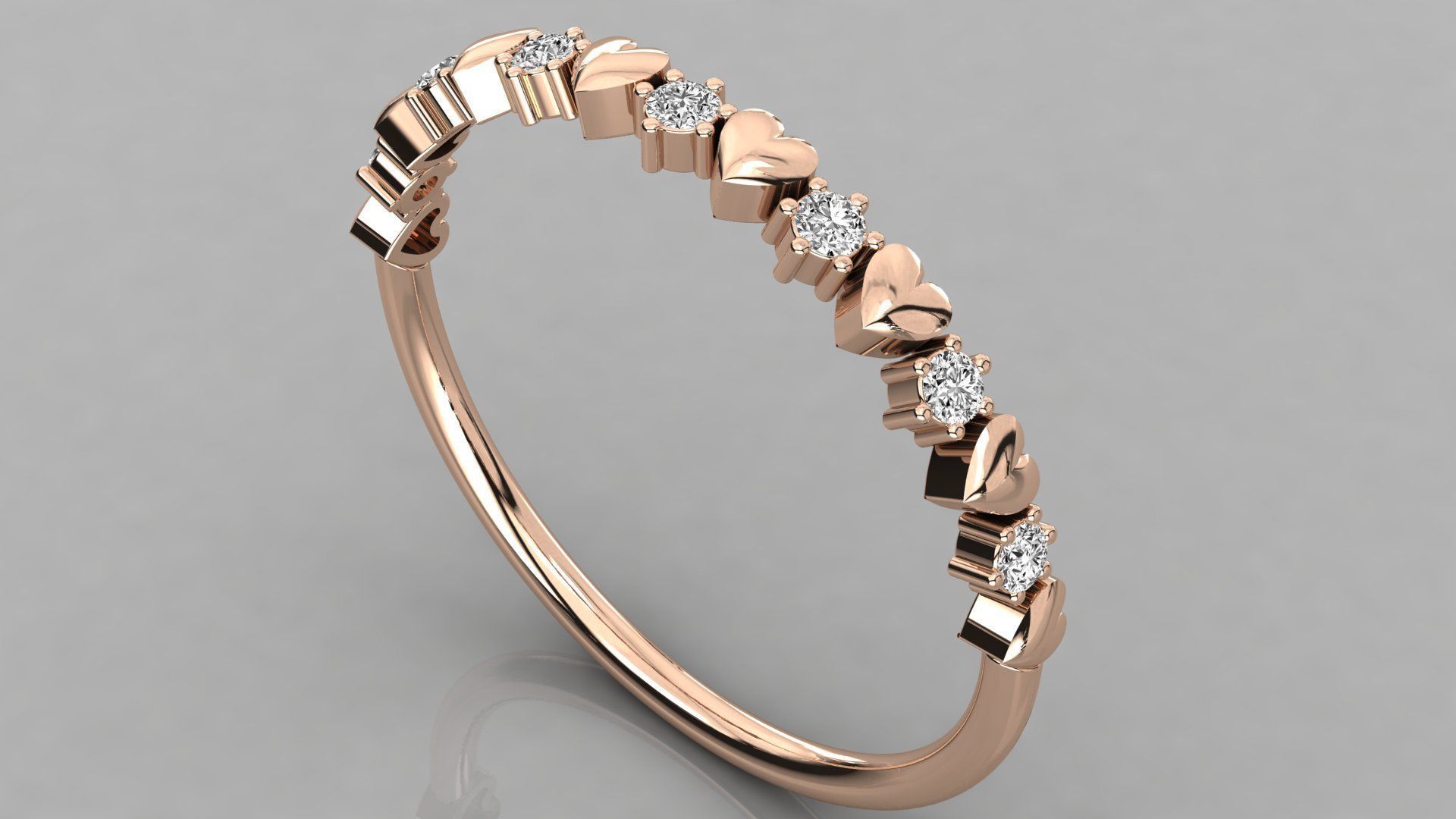 Heartlight Band Ring