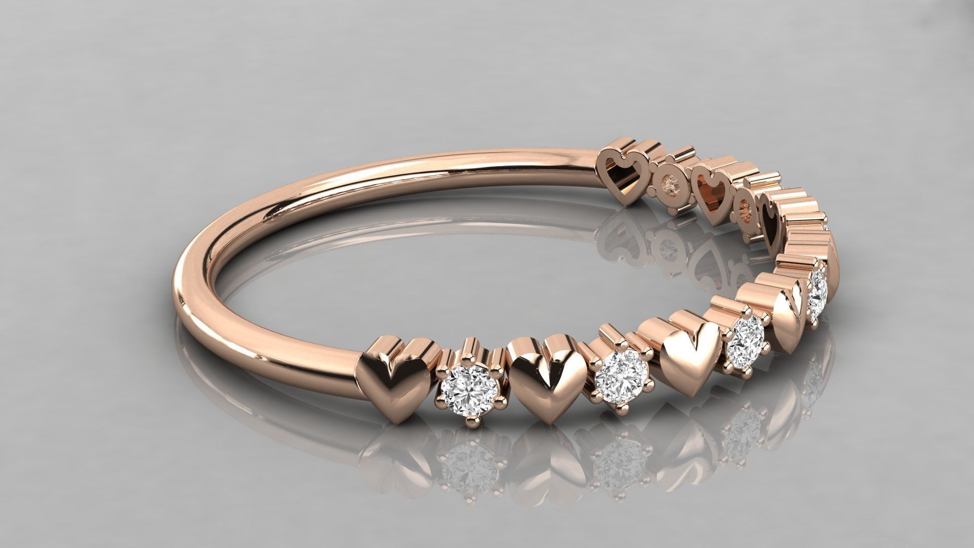 Heartlight Band Ring
