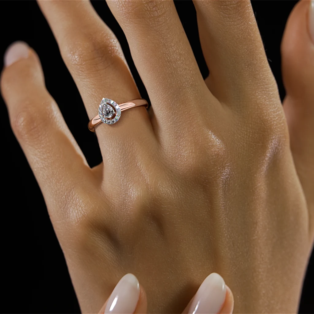 The Pear Jovie Ring