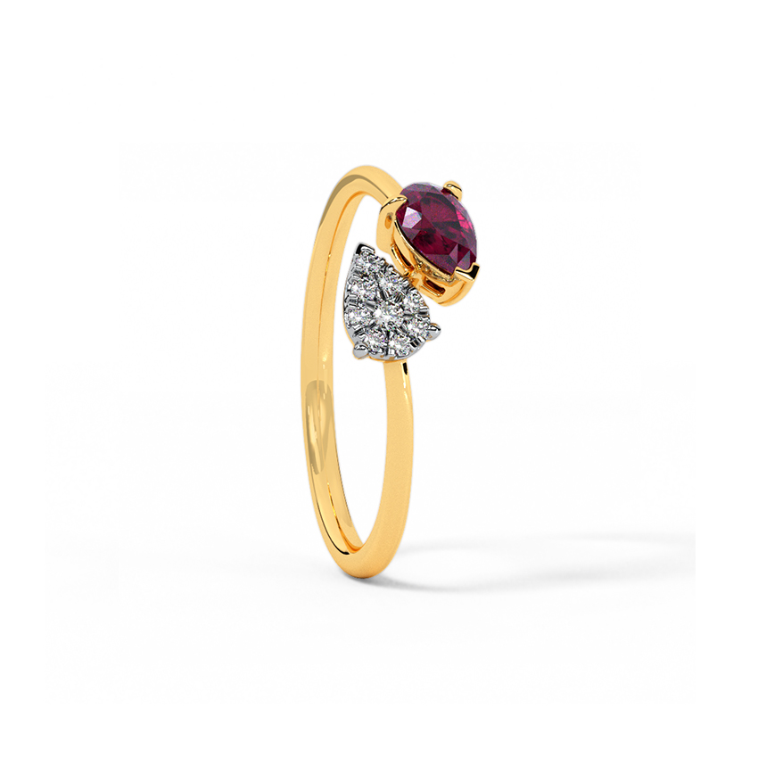 Crimson & Crystal Ring