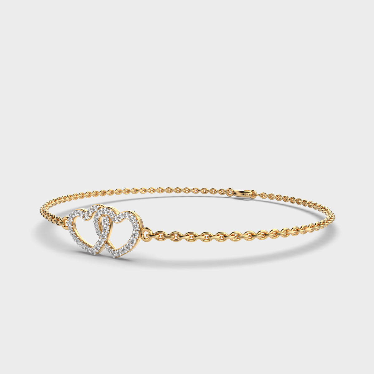 Rejoicing Hearts Diamond Bracelet