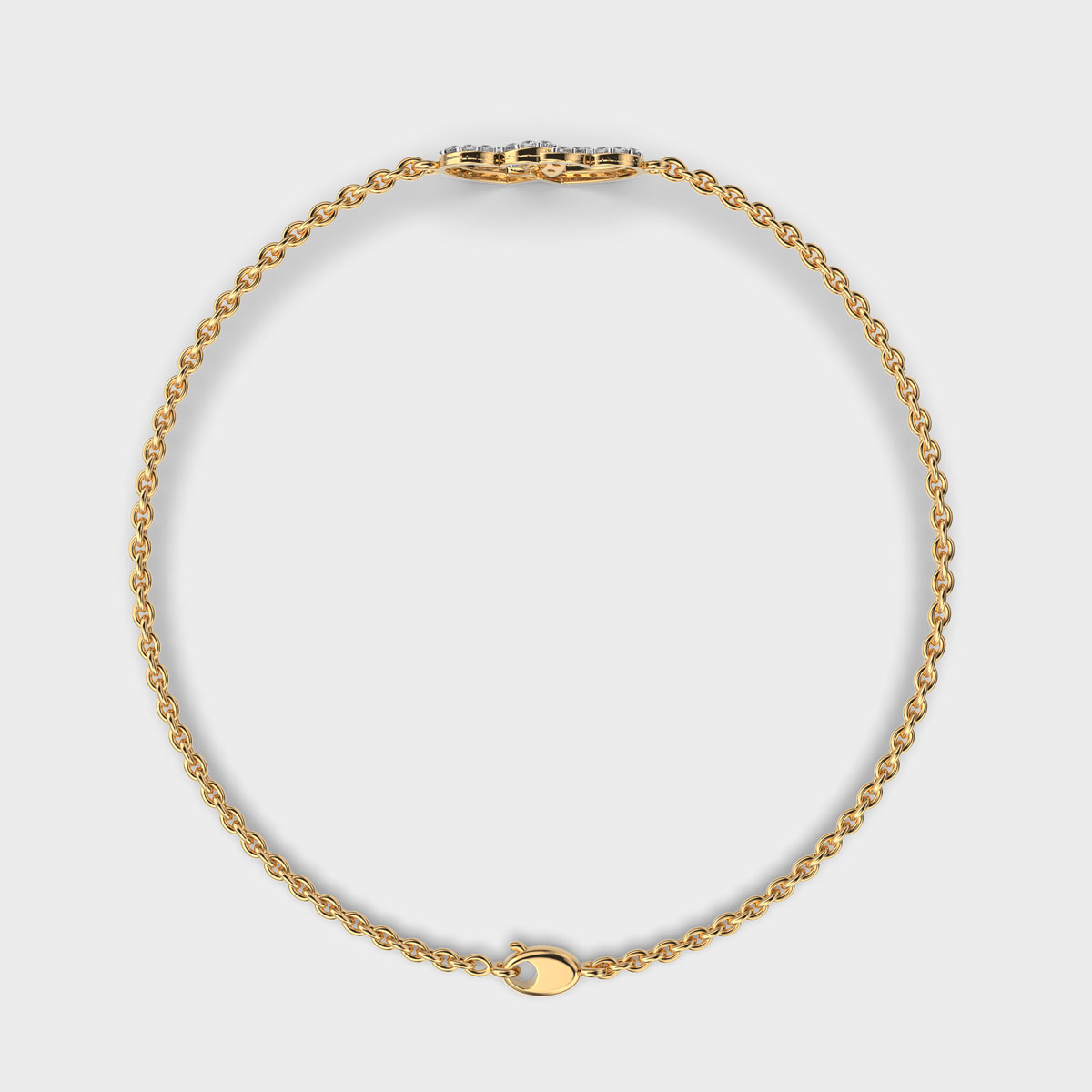Rejoicing Hearts Diamond Bracelet