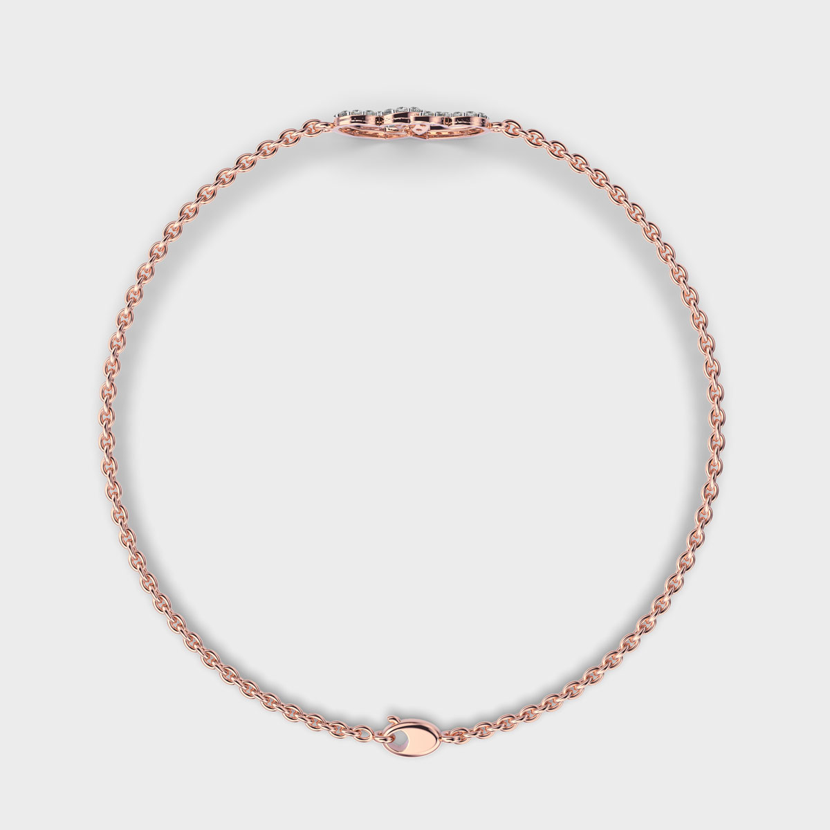 Rejoicing Hearts Diamond Bracelet