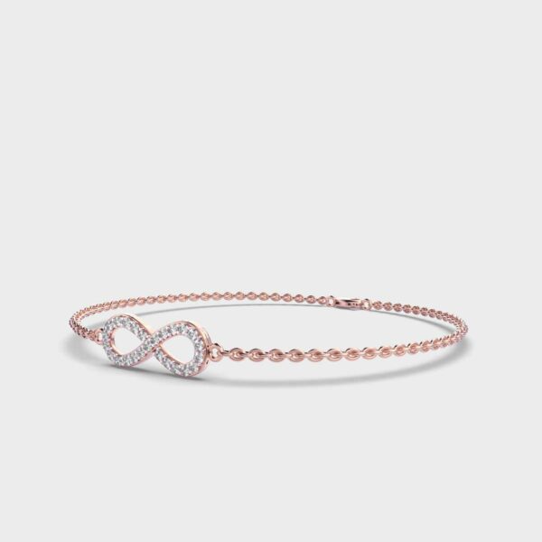 Eternity Glam Diamond Encrusted Chain Bracelet