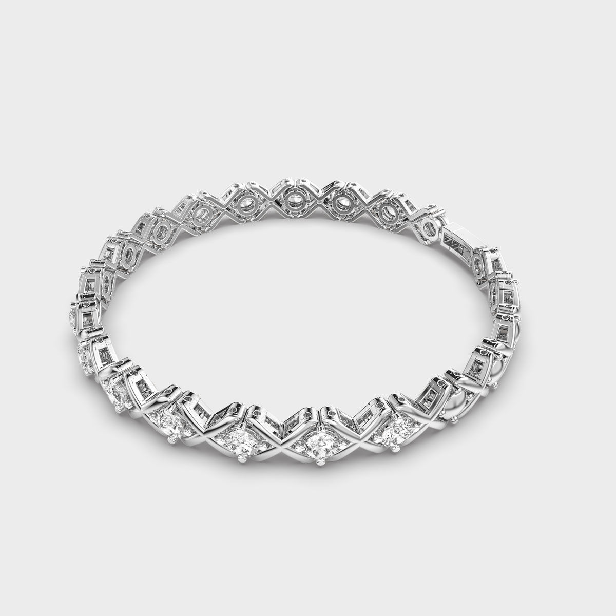 Cross and Nought Bracelet