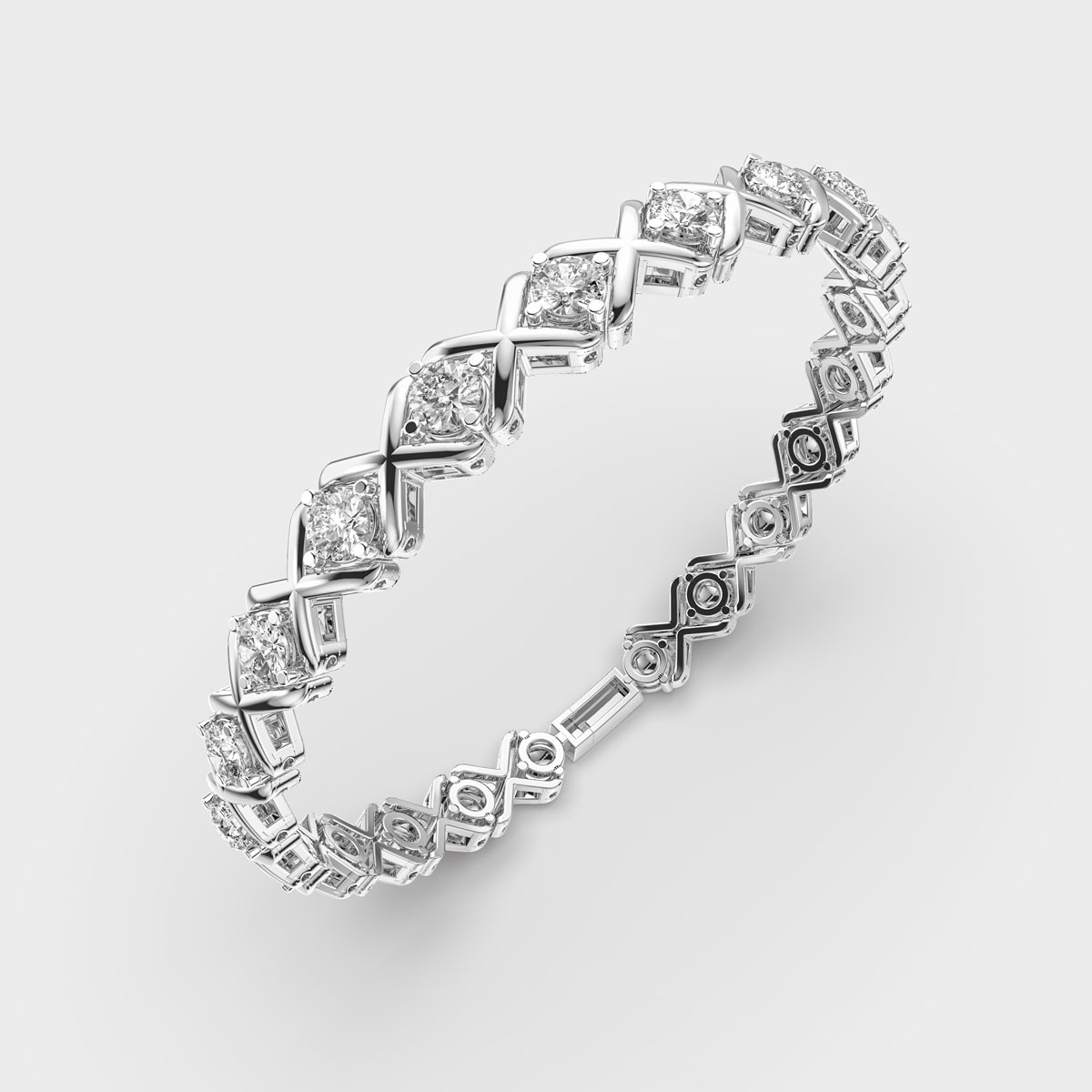 Cross and Nought Bracelet