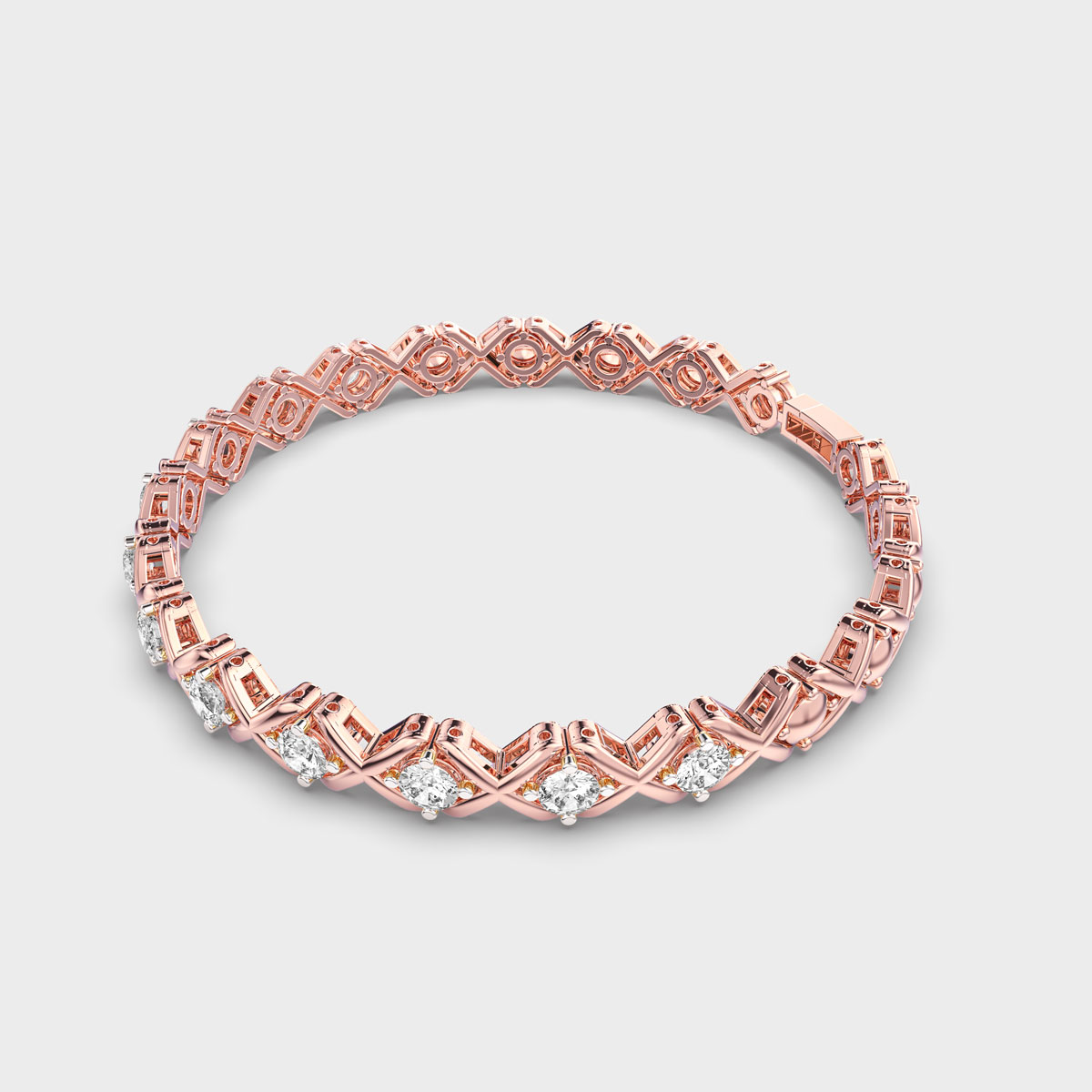 Cross and Nought Bracelet