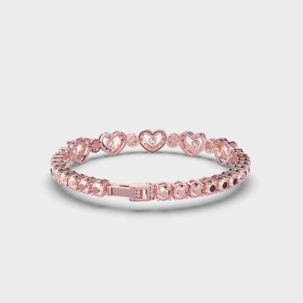 Heart & Dots Diamond Bracelet