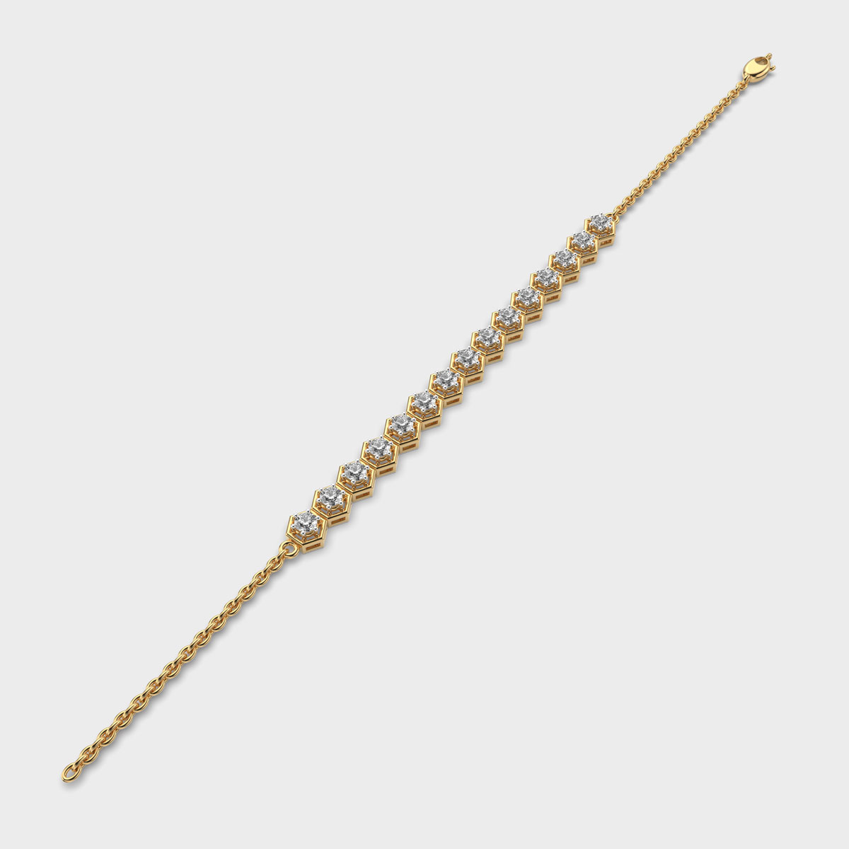 Classic Hexagon Bracelet