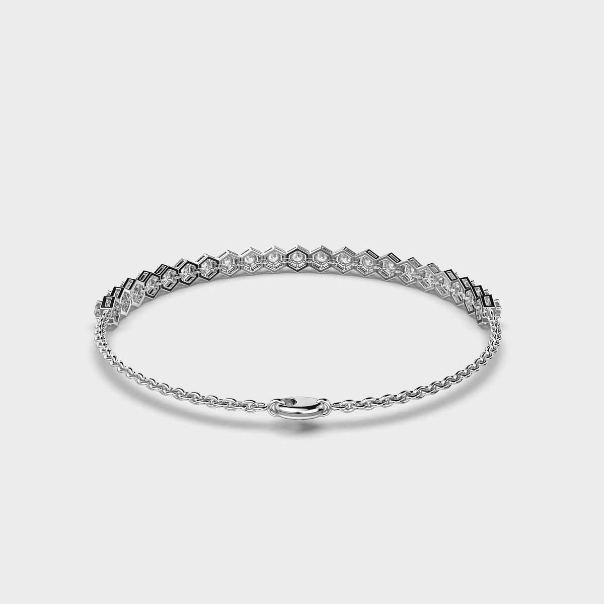 Classic Hexagon Bracelet