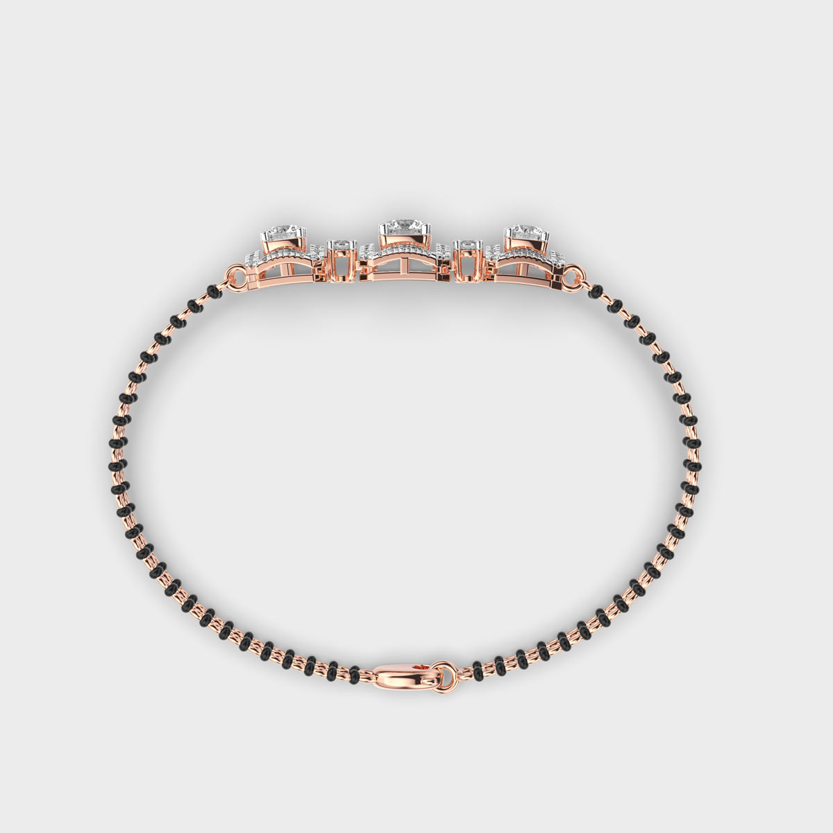 Divya Bandhan Diamond Mangalsutra Bracelet (With Chain)