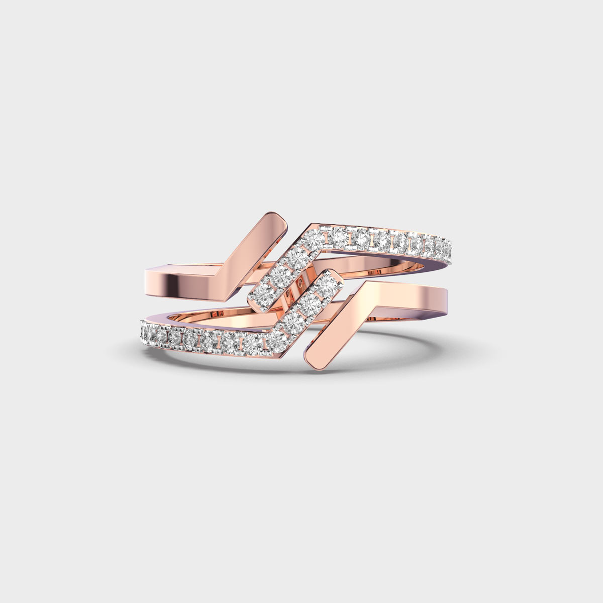 Slim Spark Diamond Ring