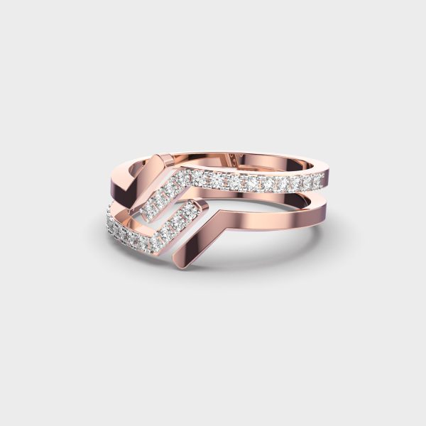 Slim Spark Diamond Ring