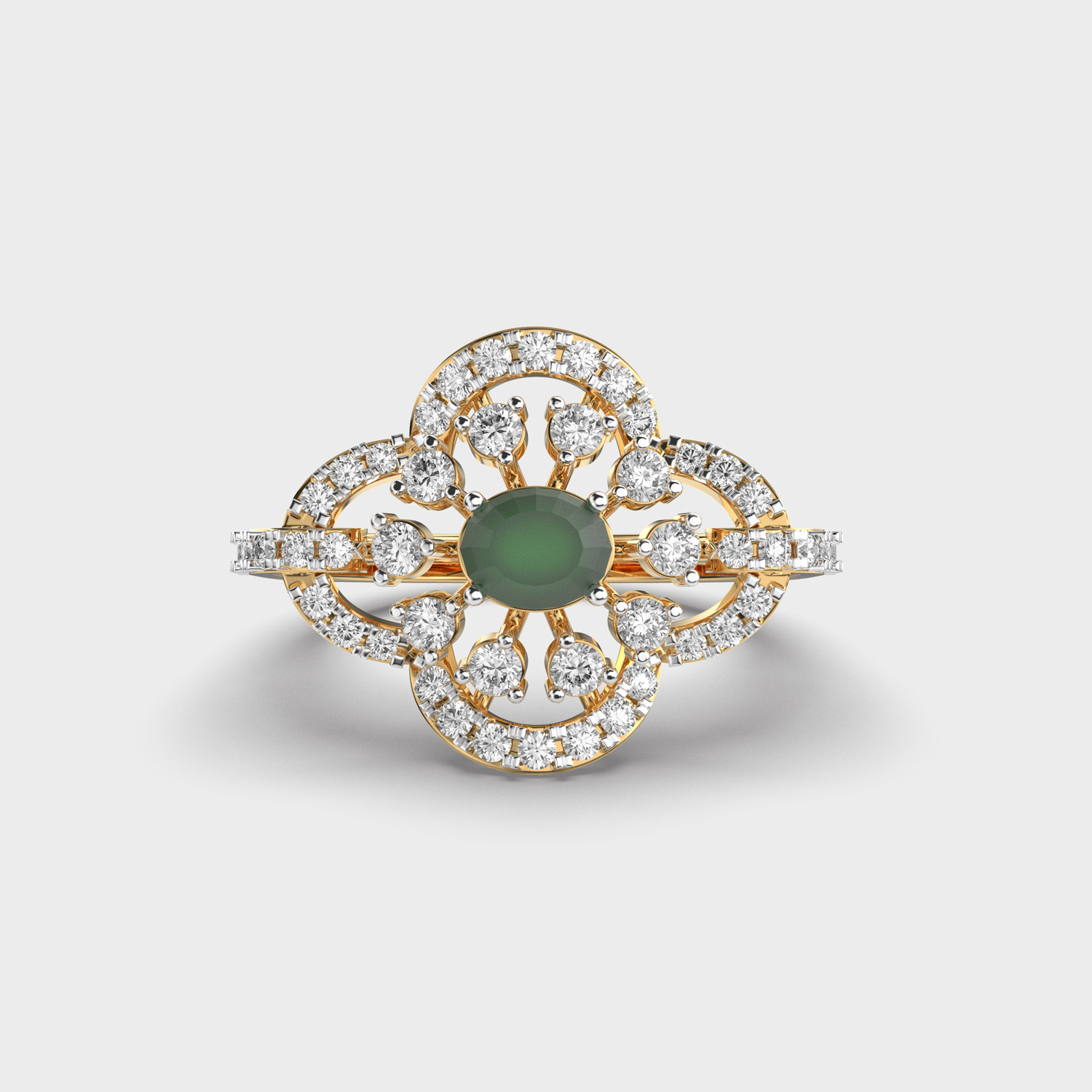 Luxe Bloom Diamond Ring