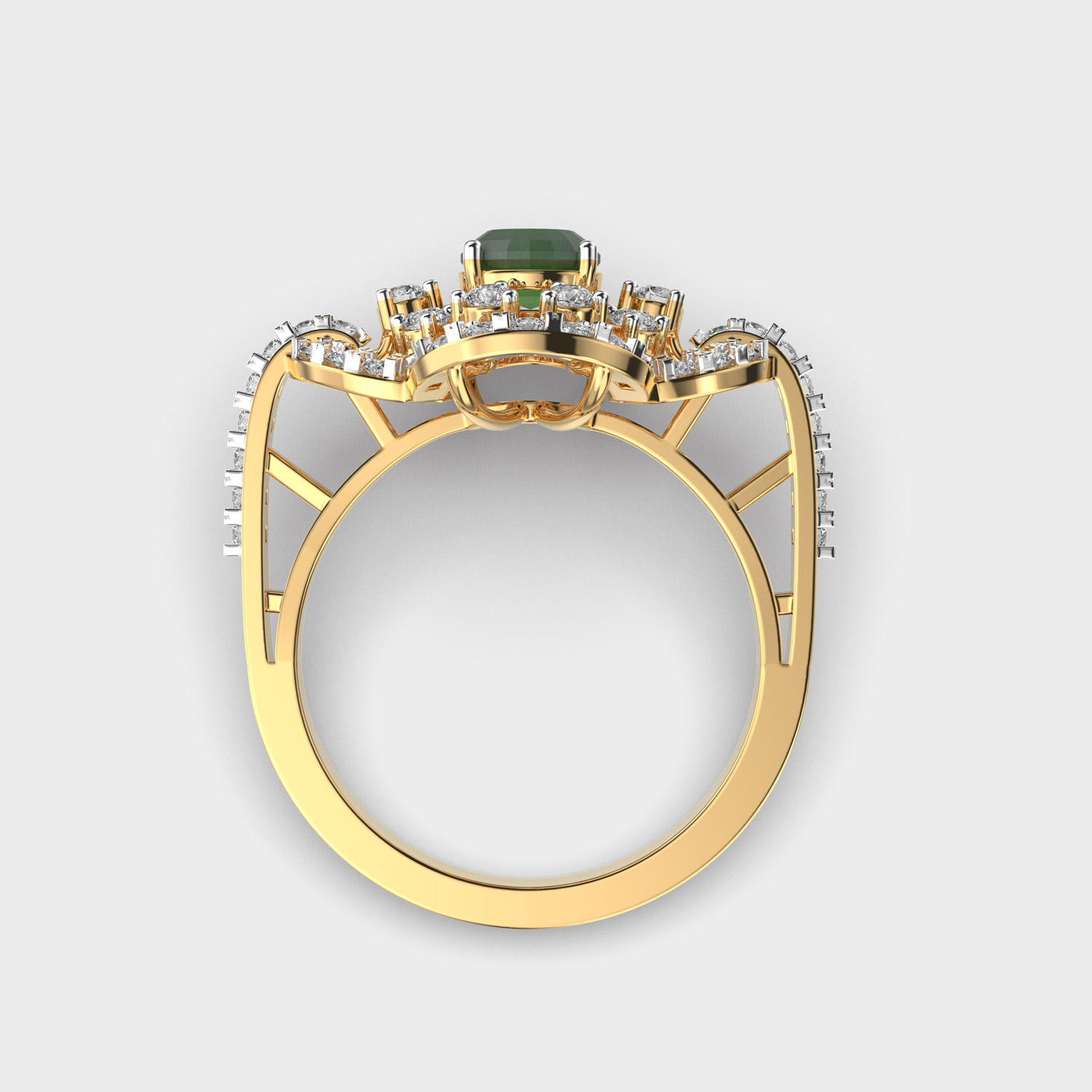 Luxe Bloom Diamond Ring