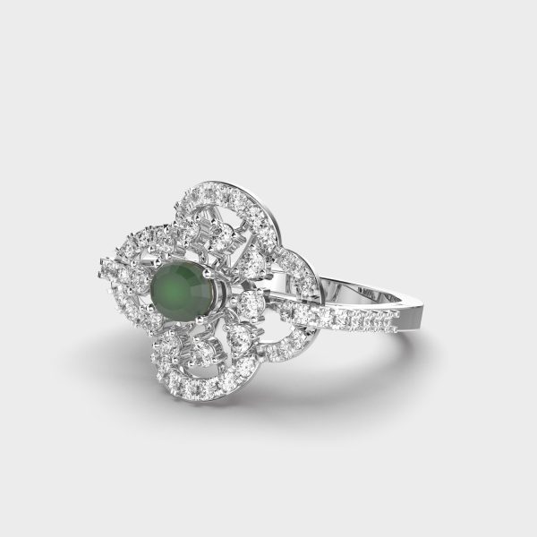 Luxe Bloom Diamond Ring