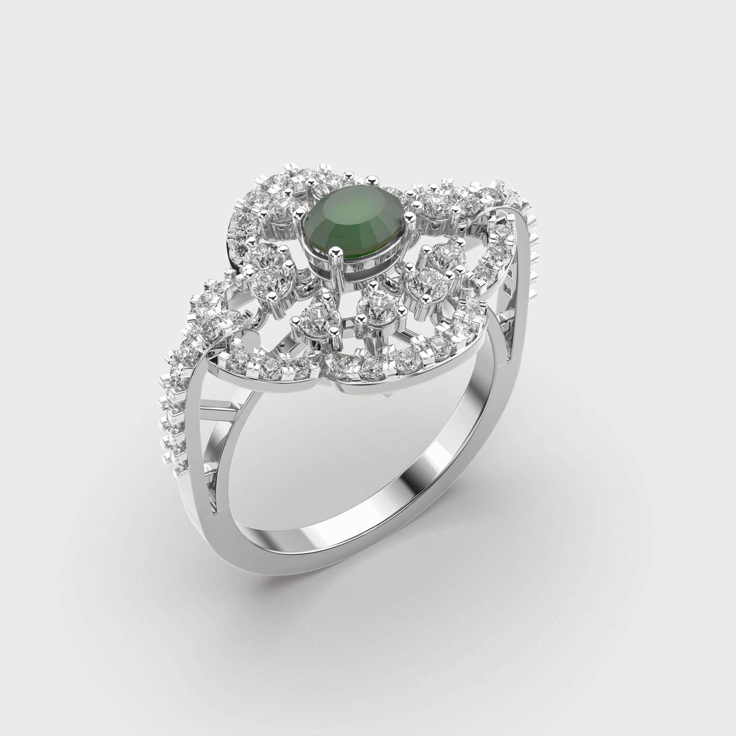 Luxe Bloom Diamond Ring