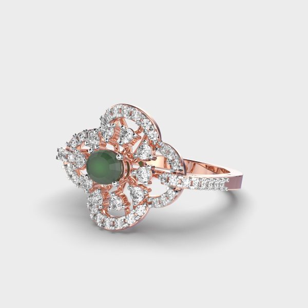 Luxe Bloom Diamond Ring