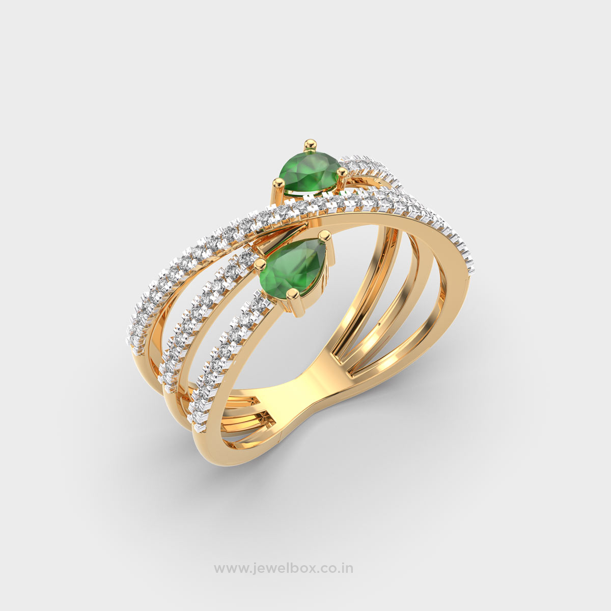 Crystal Reef Diamond Ring