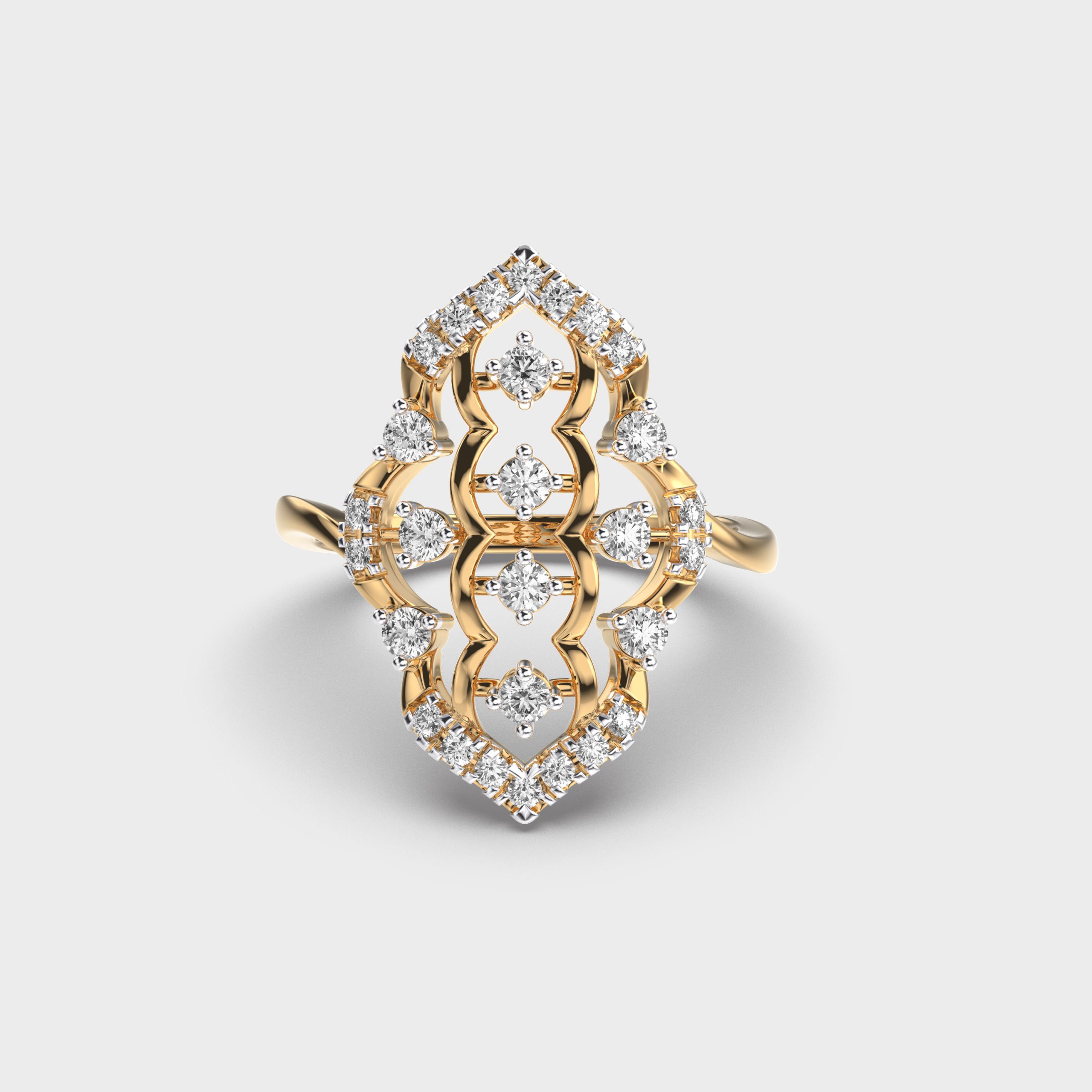Celestial Glory Diamond Ring