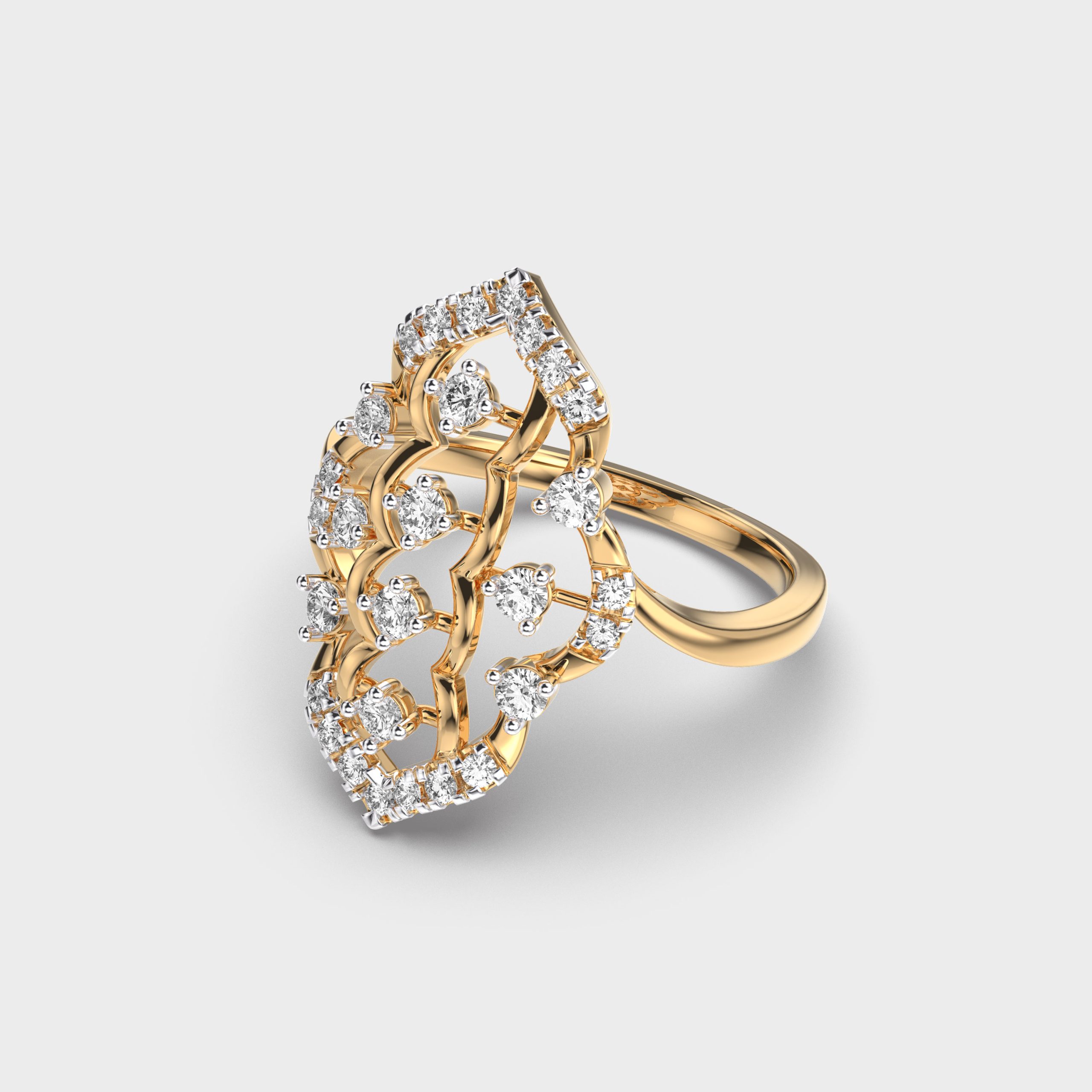 Celestial Glory Diamond Ring