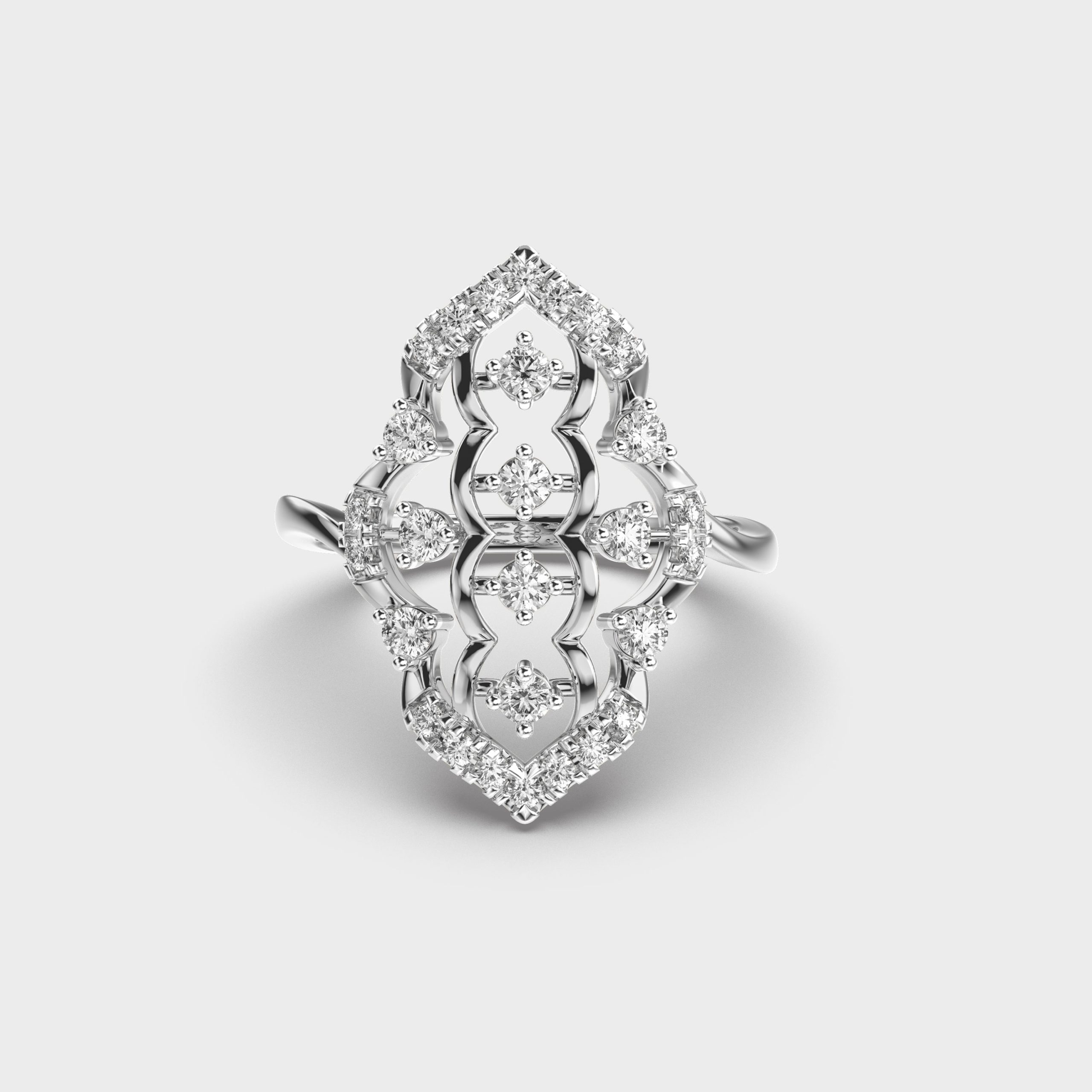 Celestial Glory Diamond Ring