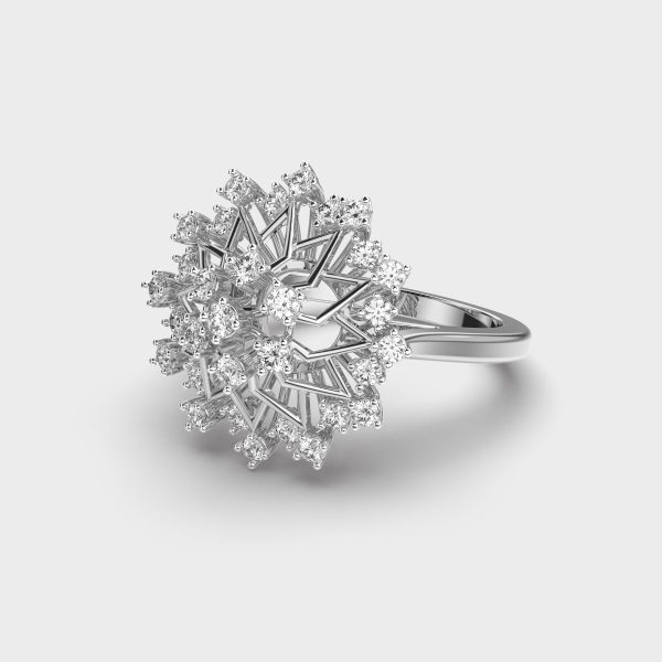 Jazzy Fireworks Diamond Ring