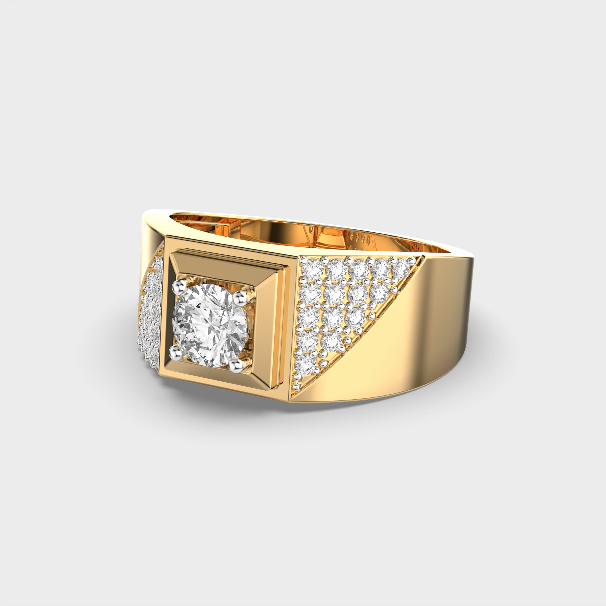 Sync Point Men’s Diamond Ring