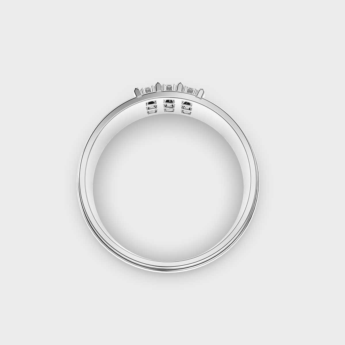 Tri Line Men’s Diamond Ring