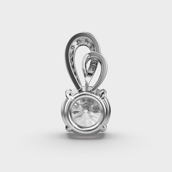 2 Carat Shimmering Solitaire Pendant (Without Chain)