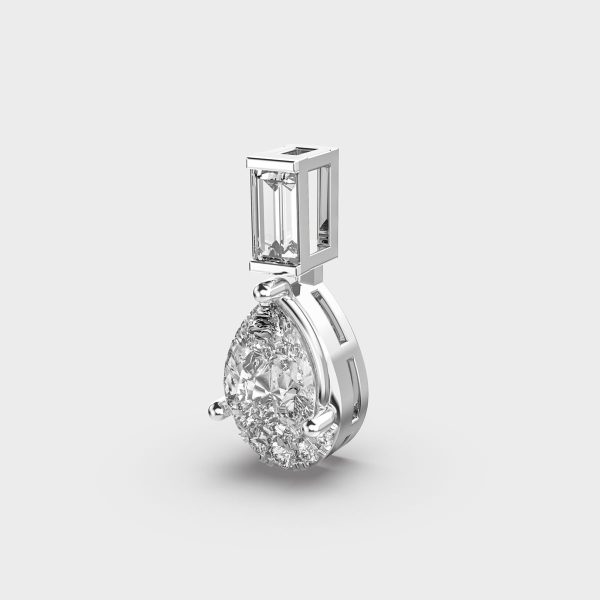 Dewfall Diamond Teardrop Pendant